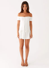 Penny Mini Dress - White